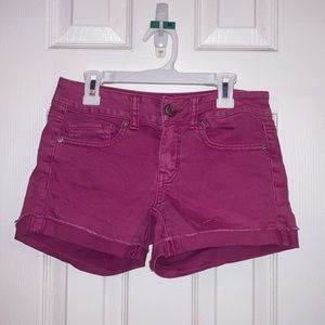 Pink American Eagle jean shorts